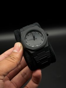 Full Black Aura Quartz Watch