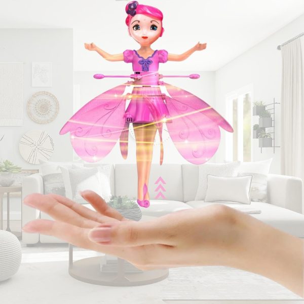 Magical Flying Fairy Doll,hand Sensor Control / Sky Dancers Flying Toy, (random Color) SmartMart®